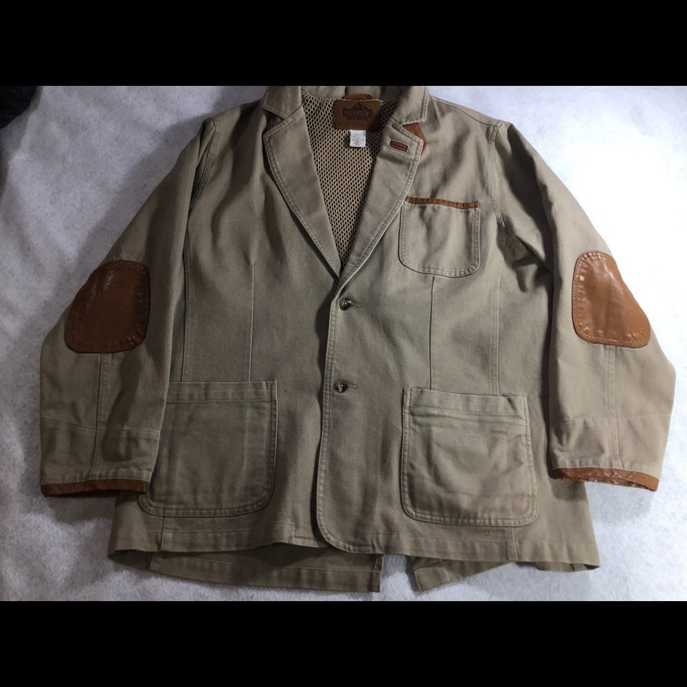 Roundtree & York Outfitters Canvas Blazer  SZ L